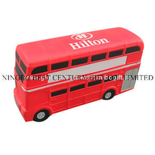 Bus Double-Decker Design PU Foam Promotional Toy Stress Ball