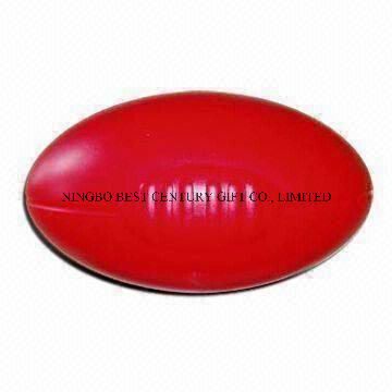 PU Stress Ball Large Aussie Football Rugby Shape Toy