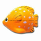 PU Foam Toy Tropical Fish Orange Color Promotional Stress Balls