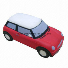 Car Mini Cooper Design PU Foam Promotional Toy Stress Ball