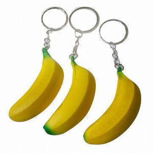 PU Stress Banana Keychain Shape Gift Toy