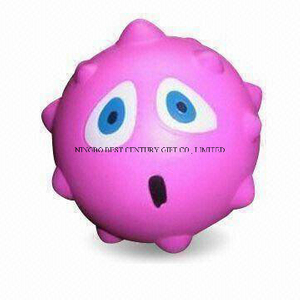 PU Stress Squeeze Toy Thorn Ball Design