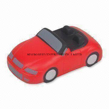 Sports Car Shape PU Foam Promotional Toy Stress Ball