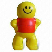 PU Foam Stress Toy Smiling Boy Design