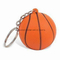 PU Stress Keychain in Basketball Shape Promotional Stress Ball