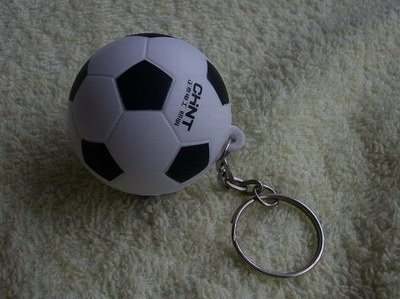 PU Stress Soccer Ball Football Keychain Promotional Toy