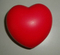 Red Heart Shape PU Foam Stress Toy Promotional Stress Balls