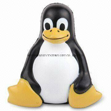 PU Foam Toy Penguin Shape Promotional Stress Balls
