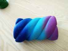 PU Squishy Galaxy Cotton Candy Shape Slow Release Squishie Toy