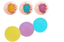 Popular Eco-Friendly TPR Hand Grip Ball Wrist Exerciser Massage Ball Soft Squeeze Stress Reliever Kids Children Toys